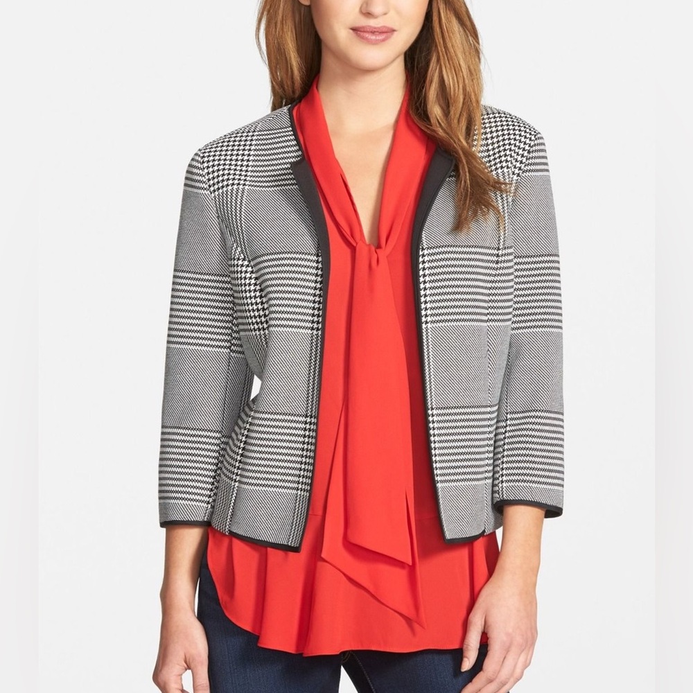 Vince Camato Open Blazer Jacket 3/4 Sleeve 2